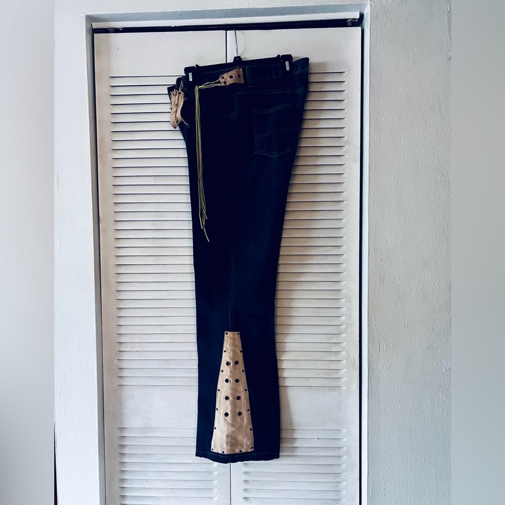 Erica Brooke Collection Stretch Acid-Wash Jeans
